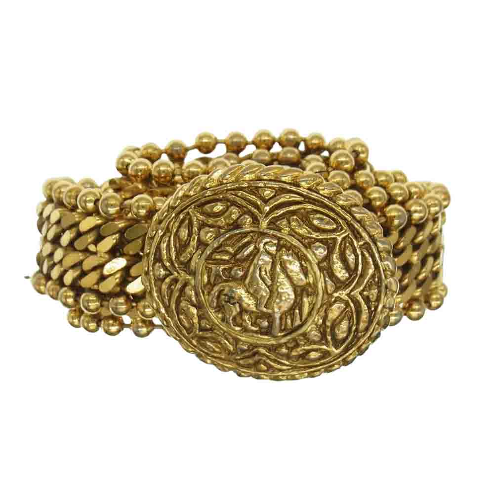 CHANEL シャネル ココマーク チェーン ベルト ゴールド系【中古】