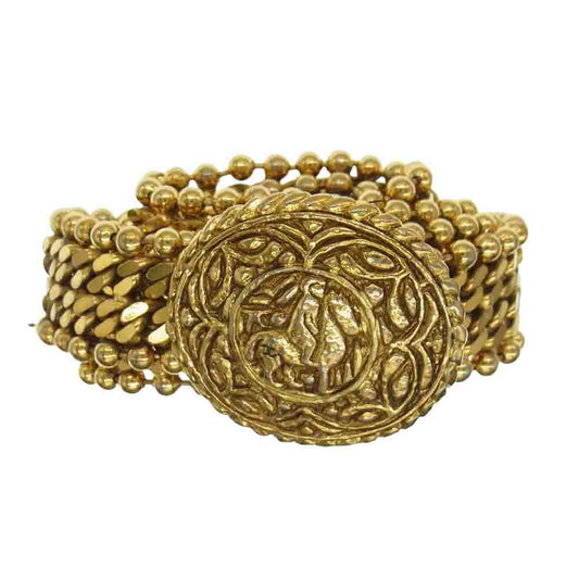 CHANEL シャネル ココマーク チェーン ベルト ゴールド系【中古】