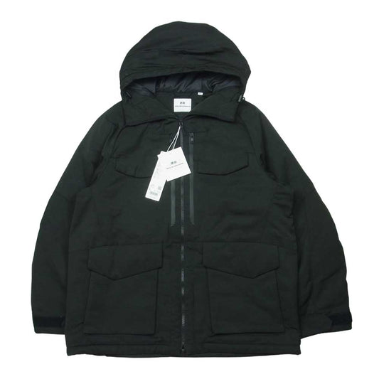 ユニクロ 21AW White Mountaineering ホワイトマウンテニアリング ハイブリッド ダウン ジャケット オーバーサイズ パーカ ブラック系【新古品】【未使用】【中古】