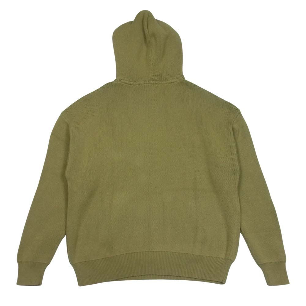 FEAR OF GOD フィアオブゴッド FOG ESSENTIALS KNIT PULLOVER エッセンシャルズ ロゴ ニット プルオーバー パーカー フーディ ベージュ系 M【美品】【中古】