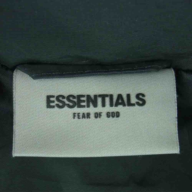 FEAR OF GOD フィアオブゴッド ESSENTIALS PUFFER JACKET エッセンシャルズ パファー 中綿 ジャケット グレー系 M【中古】