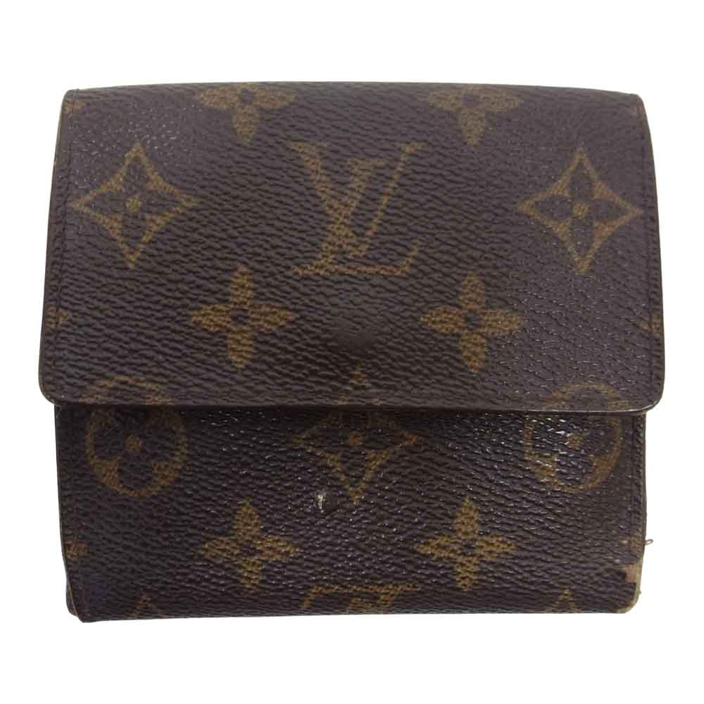 LOUIS VUITTON ルイ・ヴィトン M61652 モノグラム ポルトモネ ビエ カルトクレディ Wホック 財布 ブラウン系【中古】