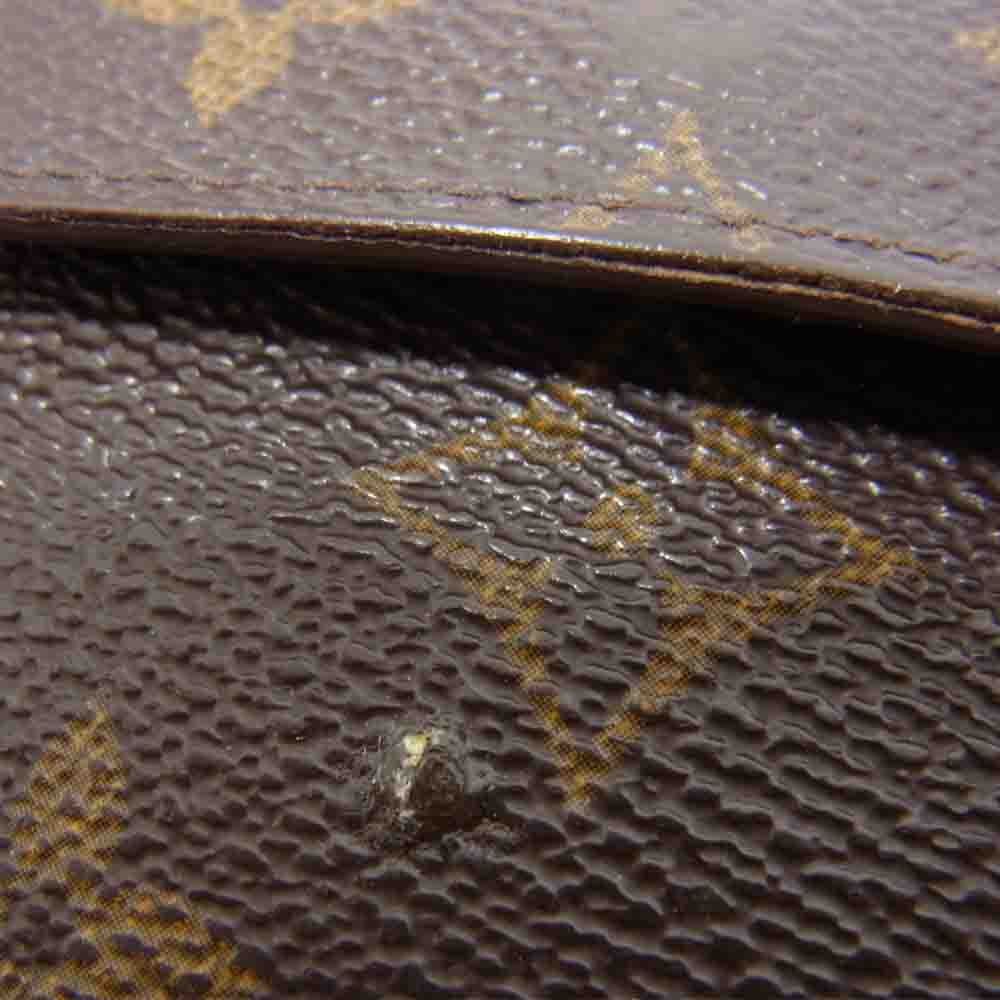 LOUIS VUITTON ルイ・ヴィトン M61652 モノグラム ポルトモネ ビエ カルトクレディ Wホック 財布 ブラウン系【中古】