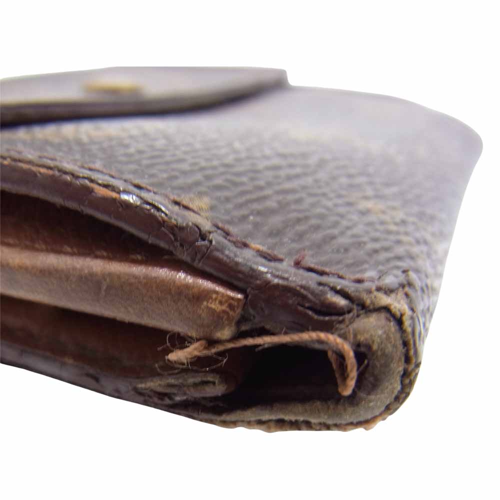 LOUIS VUITTON ルイ・ヴィトン M61652 モノグラム ポルトモネ ビエ カルトクレディ Wホック 財布 ブラウン系【中古】