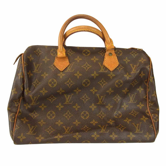 LOUIS VUITTON ルイ・ヴィトン M41108 モノグラム スピーディ 30 バッグ ブラウン系【中古】