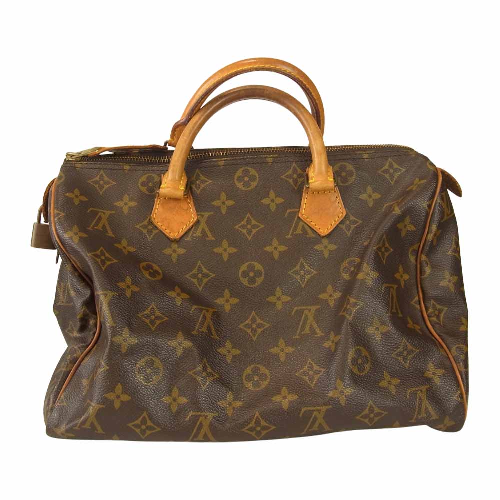 LOUIS VUITTON ルイ・ヴィトン M41108 モノグラム スピーディ 30 バッグ ブラウン系【中古】