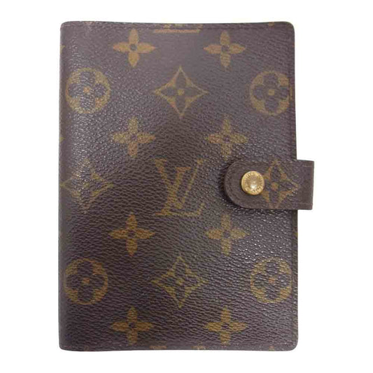 LOUIS VUITTON ルイ・ヴィトン R20005 アジェンダ PM 手帳カバー ブラウン系【中古】