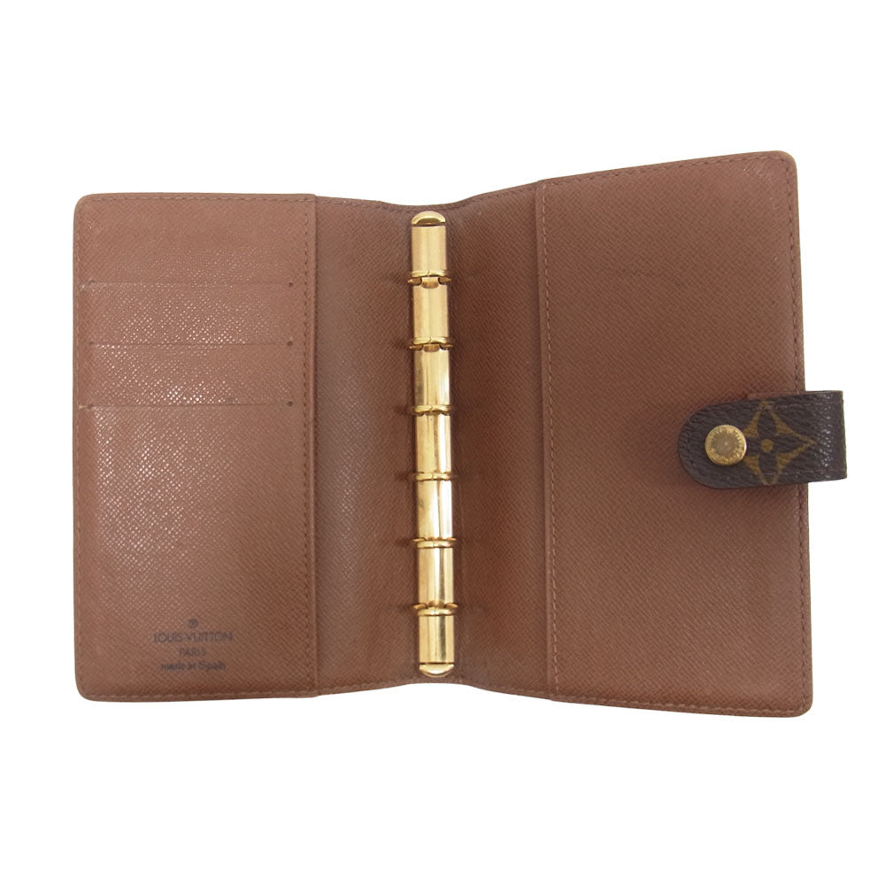 LOUIS VUITTON ルイ・ヴィトン R20005 アジェンダ PM 手帳カバー ブラウン系【中古】