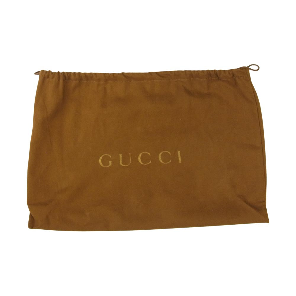 GUCCI グッチ 190525 001013 アビーライン GGシマ レザー ショルダー ハンドバッグ ベージュ系【中古】