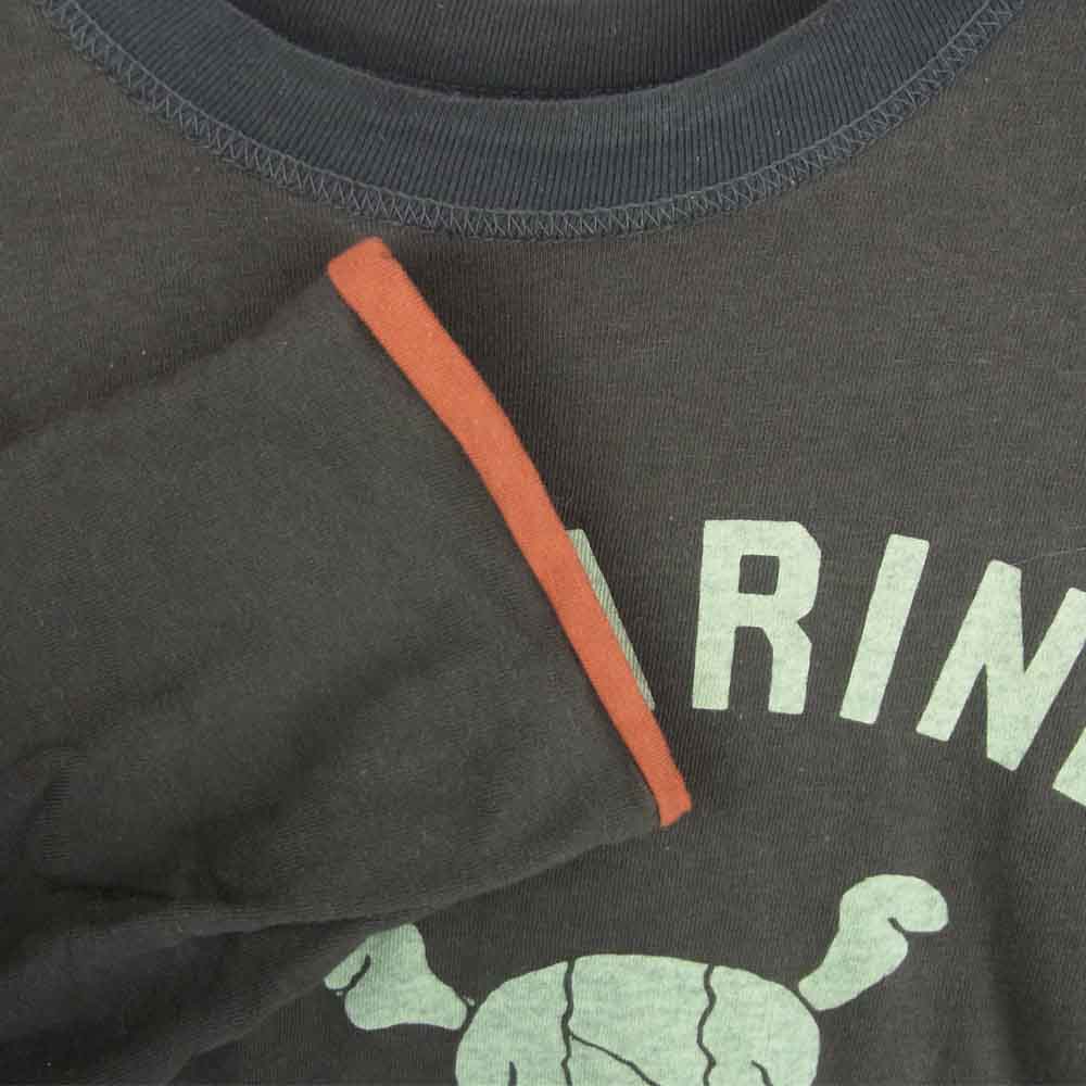 FREEWHEELERS フリーホイーラーズ POWER WEAR リバーシブル ７分袖 Tシャツ カットソー ブラウン系 オレンジ系 M【中古】