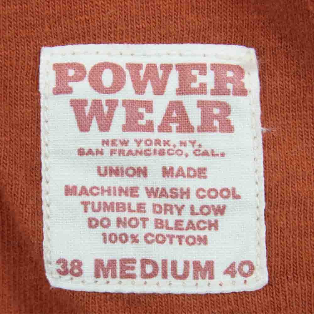 FREEWHEELERS フリーホイーラーズ POWER WEAR リバーシブル ７分袖 Tシャツ カットソー ブラウン系 オレンジ系 M【中古】