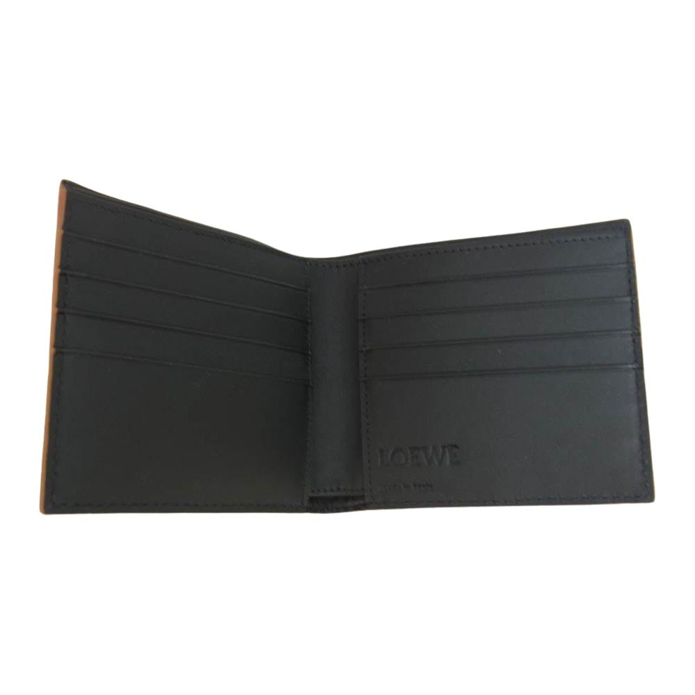 LOEWE ロエベ パズルステッチ バイフォールド ウォレット ブラック系【新古品】【未使用】【中古】