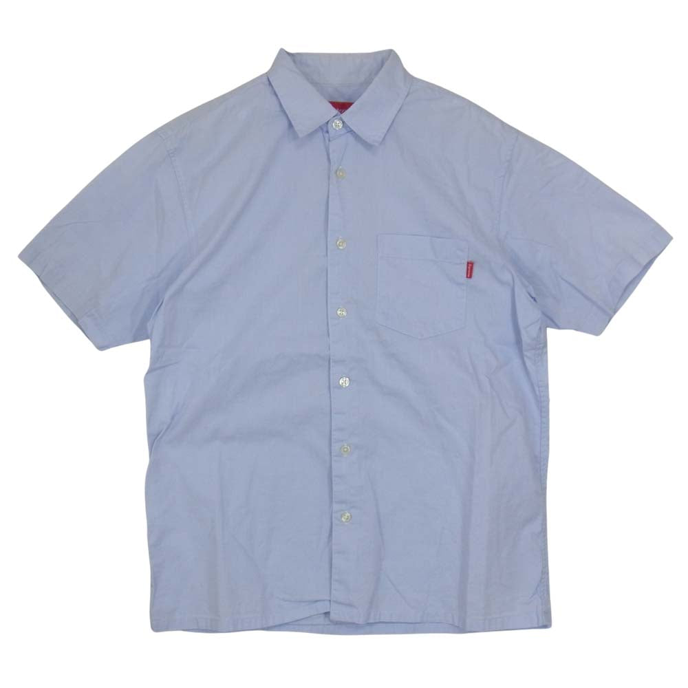 Supreme シュプリーム S/S Shirt 半袖 シャツ ライトパープル パープル系 S【中古】