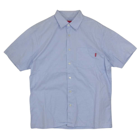 Supreme シュプリーム S/S Shirt 半袖 シャツ ライトパープル パープル系 S【中古】