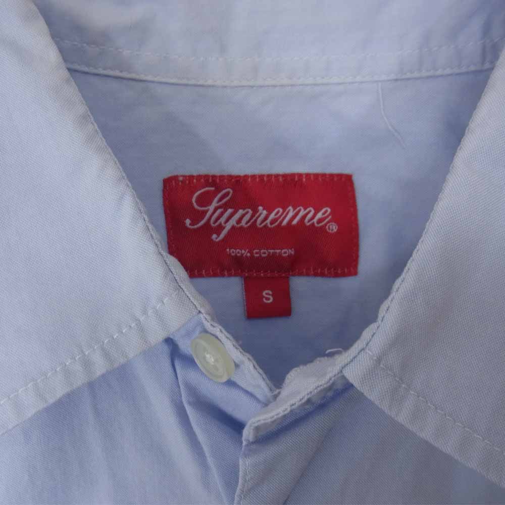 Supreme シュプリーム S/S Shirt 半袖 シャツ ライトパープル パープル系 S【中古】