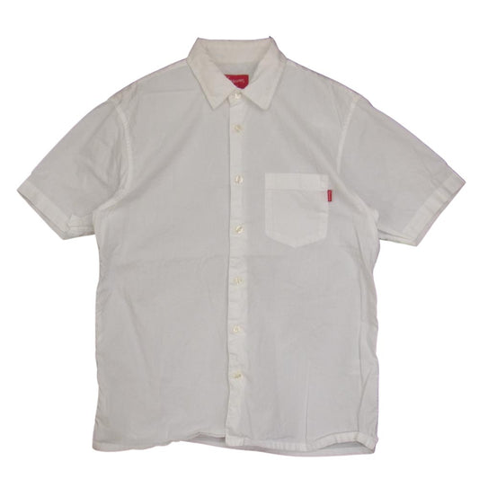 Supreme シュプリーム S/S Shirt 半袖 シャツ ホワイト ホワイト系 S【中古】