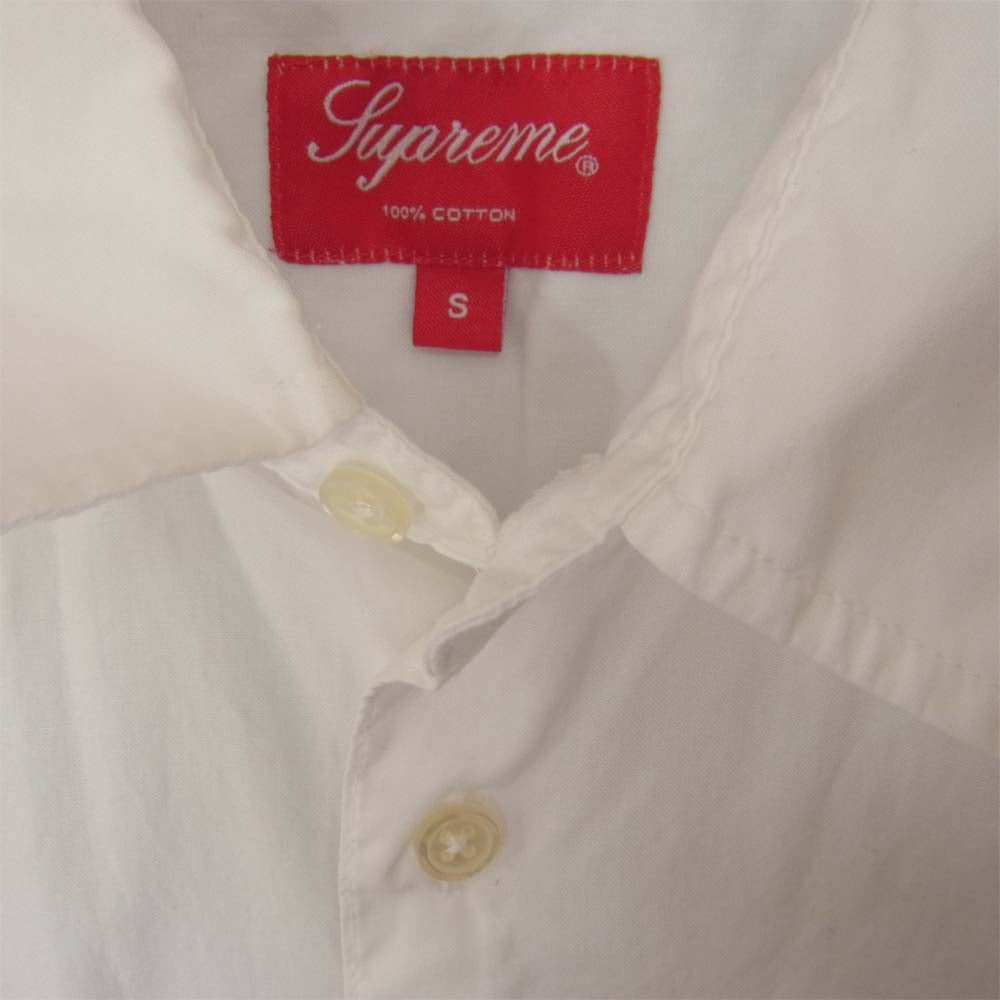 Supreme シュプリーム S/S Shirt 半袖 シャツ ホワイト ホワイト系 S【中古】