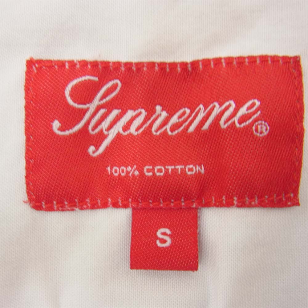 Supreme シュプリーム S/S Shirt 半袖 シャツ ホワイト ホワイト系 S【中古】