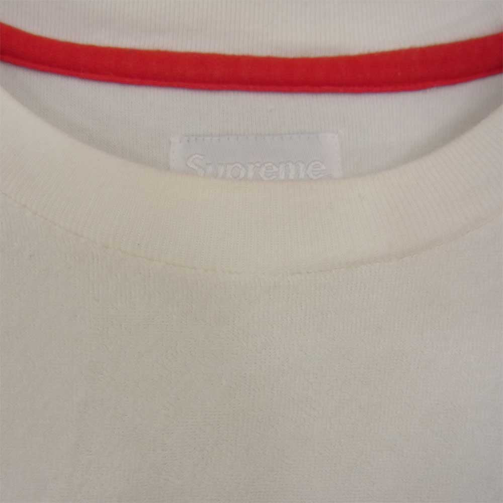 Supreme シュプリーム Pile S/S Tee パイル 半袖 Tシャツ ホワイト系 S【中古】