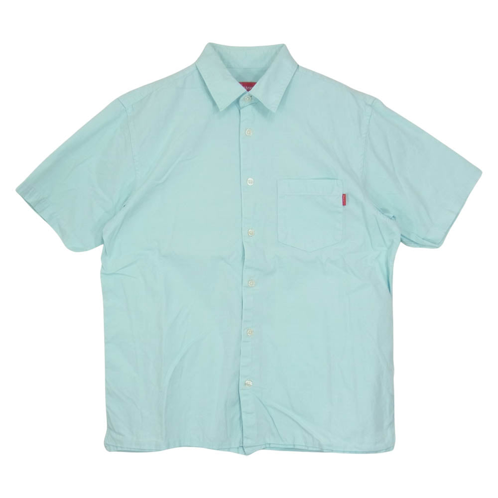 Supreme シュプリーム S/S Shirt 半袖 シャツ ライトブルー ライトブルー系 S【中古】