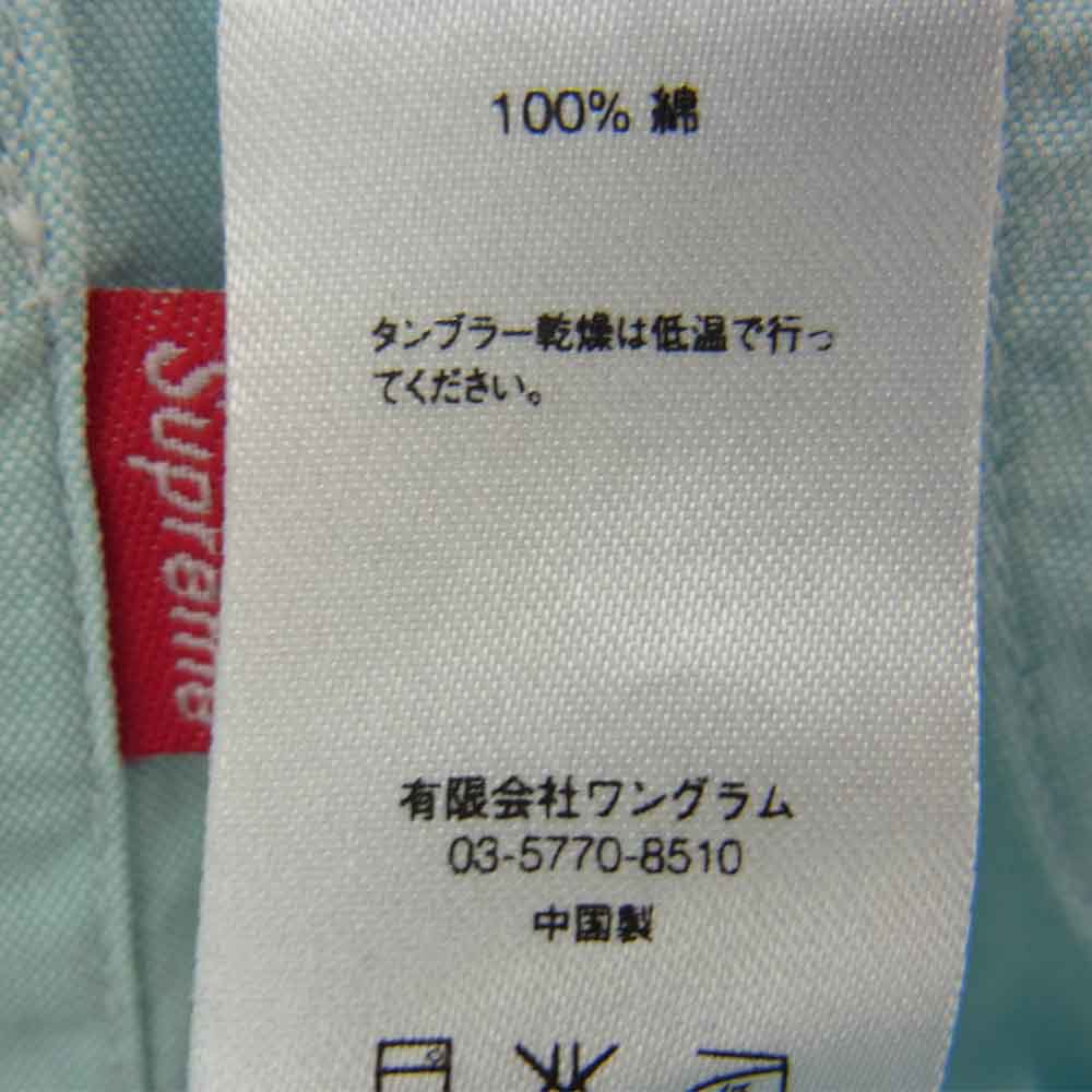 Supreme シュプリーム S/S Shirt 半袖 シャツ ライトブルー ライトブルー系 S【中古】