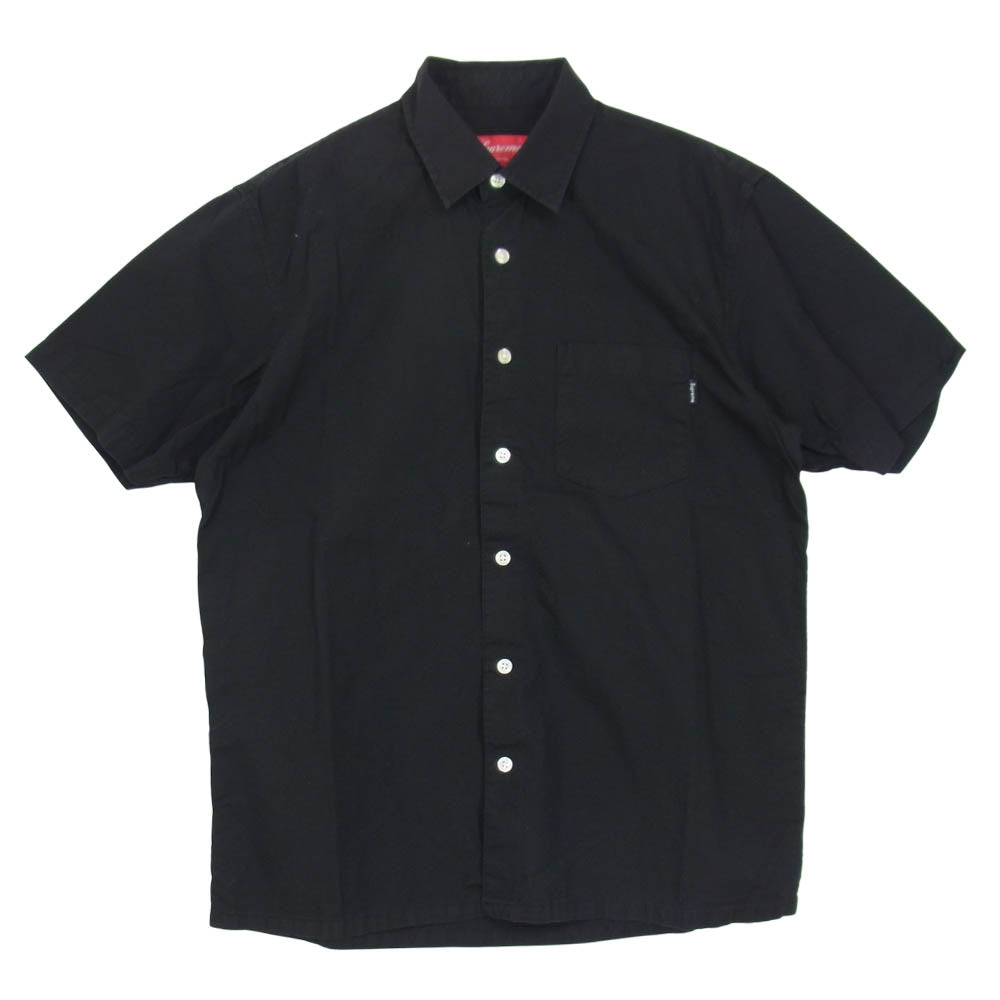 Supreme シュプリーム S/S Shirt 半袖 シャツ ブラック ブラック系 S【中古】