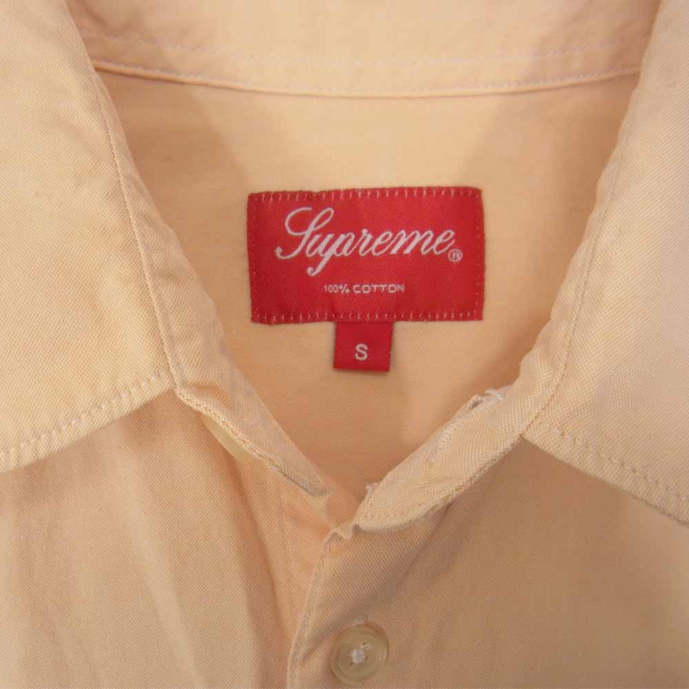 Supreme シュプリーム S/S Shirt 半袖 シャツ オレンジ オレンジ系 S【中古】