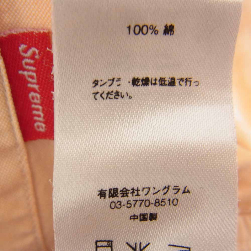 Supreme シュプリーム S/S Shirt 半袖 シャツ オレンジ オレンジ系 S【中古】