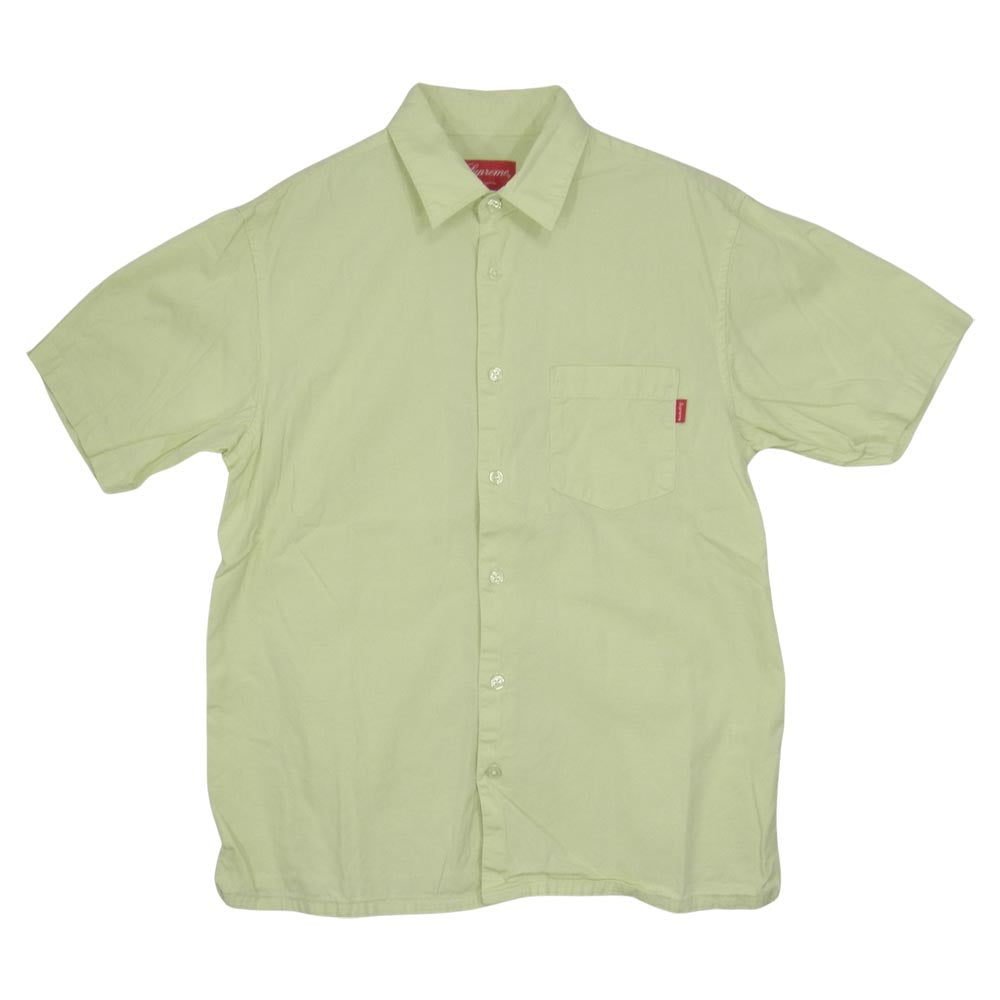 Supreme シュプリーム S/S Shirt 半袖 シャツ ライトグリーン ライトグリーン系 S【中古】