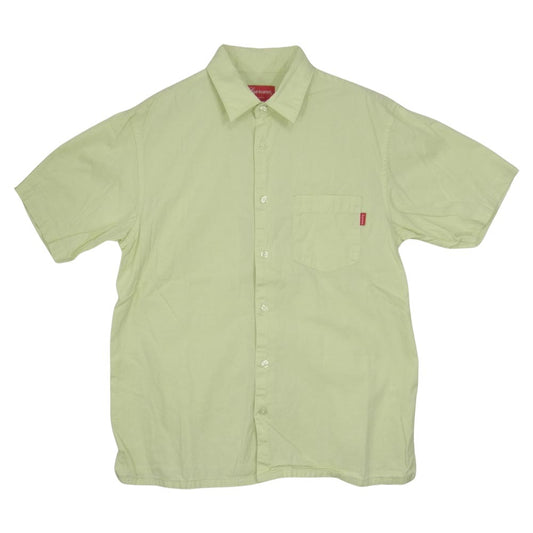 Supreme シュプリーム S/S Shirt 半袖 シャツ ライトグリーン ライトグリーン系 S【中古】