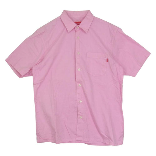 Supreme シュプリーム S/S Shirt 半袖 シャツ ピンク ピンク系 S【中古】