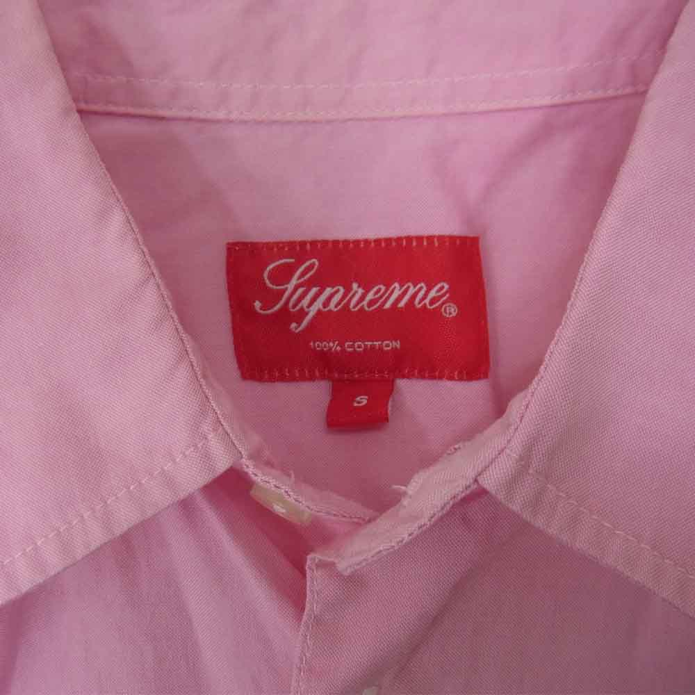 Supreme シュプリーム S/S Shirt 半袖 シャツ ピンク ピンク系 S【中古】