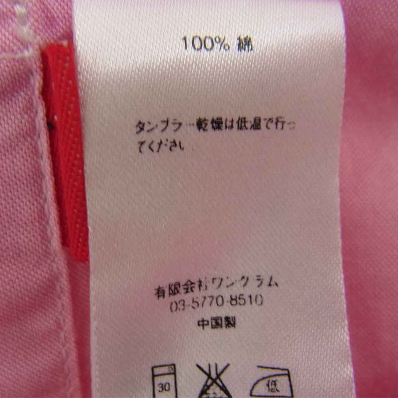 Supreme シュプリーム S/S Shirt 半袖 シャツ ピンク ピンク系 S【中古】