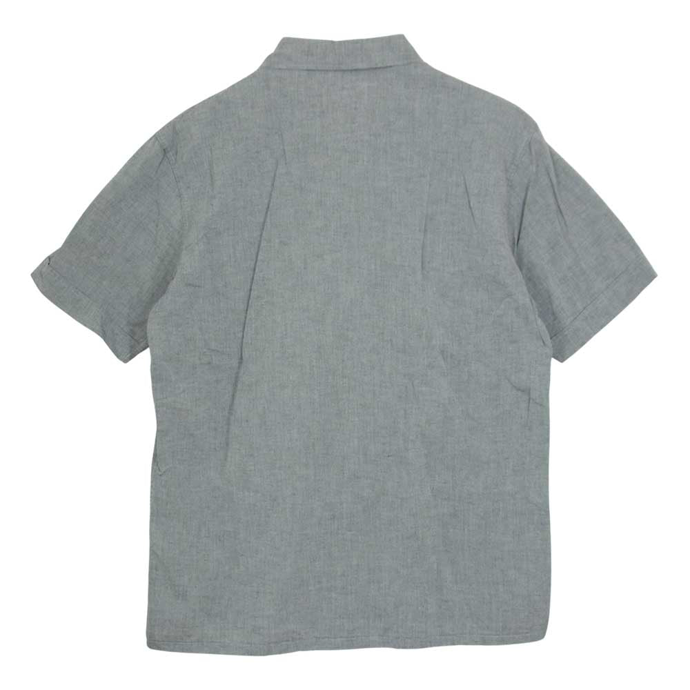 Supreme シュプリーム S/S Shirt 胸ポケット 半袖 シャツ グレー S【中古】