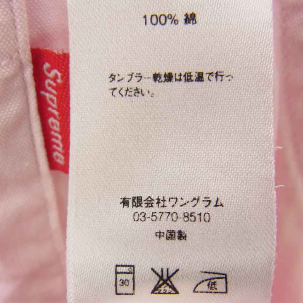 Supreme シュプリーム S/S Shirt 半袖 ボタンダウン シャツ ピンク ピンク系 S【中古】