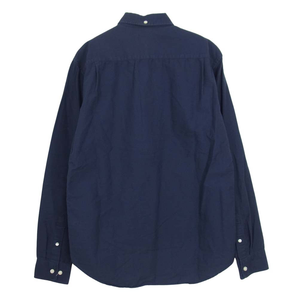 Supreme シュプリーム L/S Shirt ボタンダウン シャツ ネイビー系 S【中古】