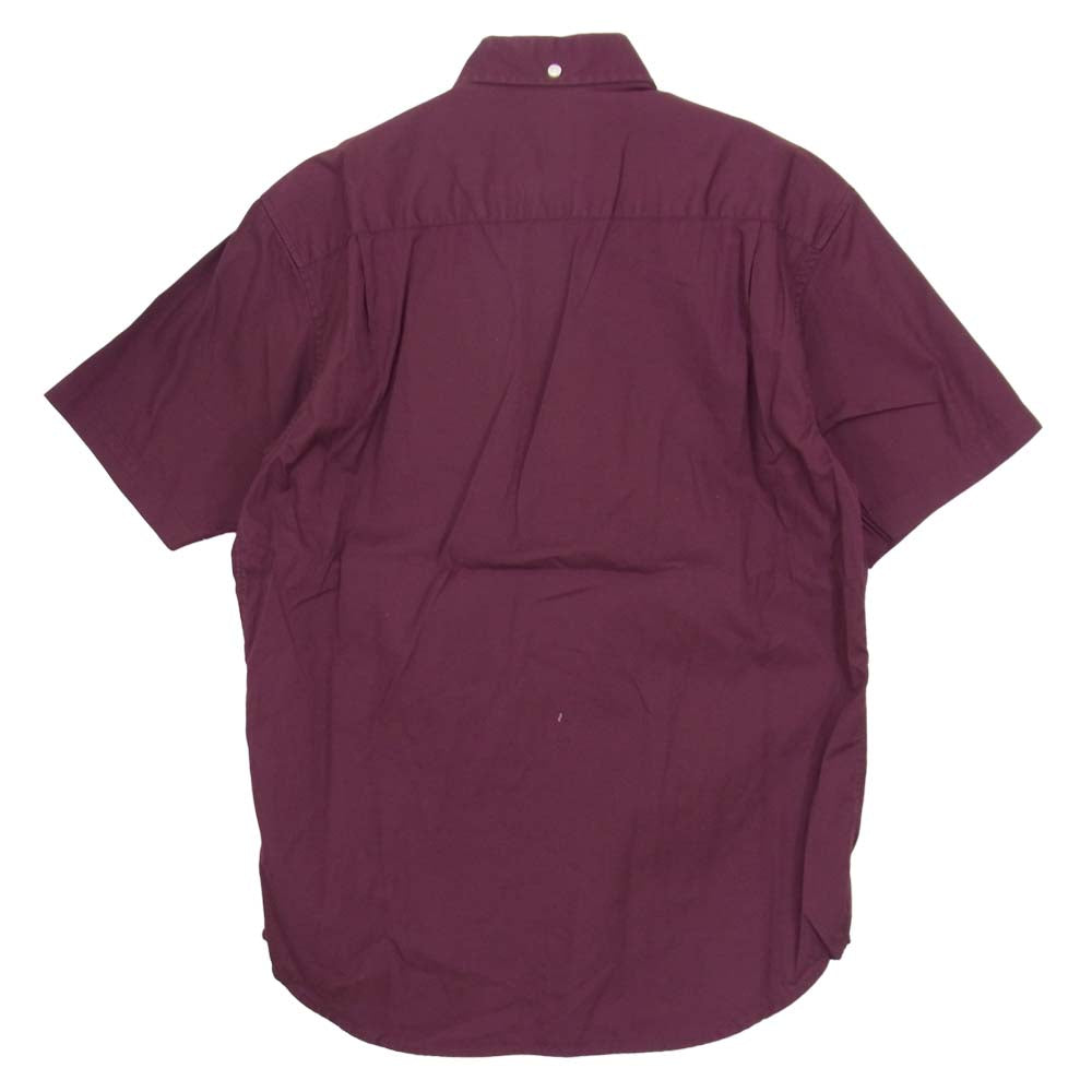 Supreme シュプリーム S/S Shirt 半袖 ボタンダウン シャツ ワインレッド ワインレッド系 S【中古】