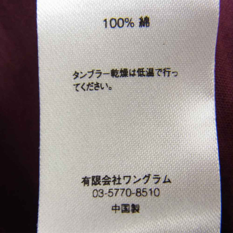 Supreme シュプリーム S/S Shirt 半袖 ボタンダウン シャツ ワインレッド ワインレッド系 S【中古】