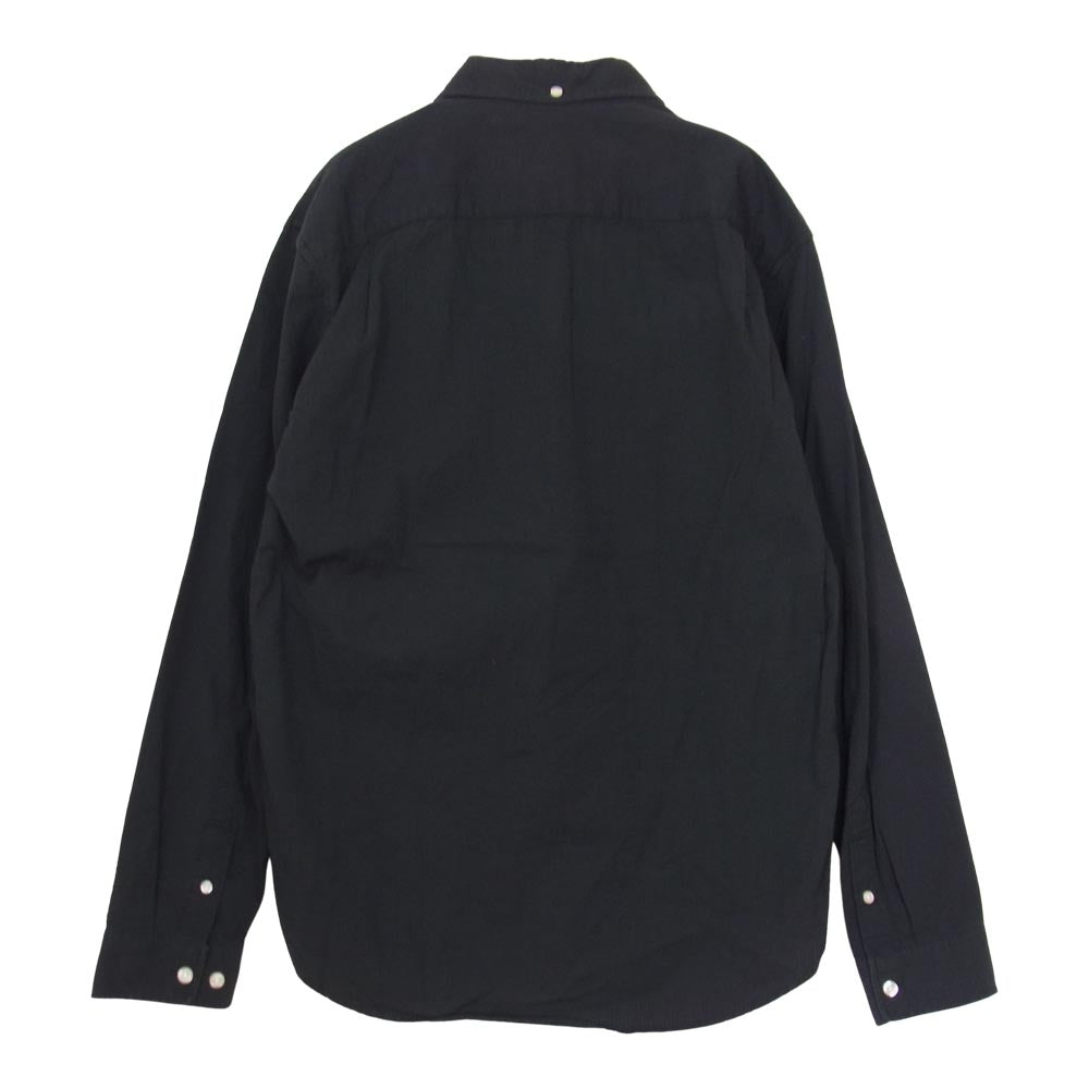 Supreme シュプリーム 16SS Tonal Seersucker Shirt ブラック系 S【中古】