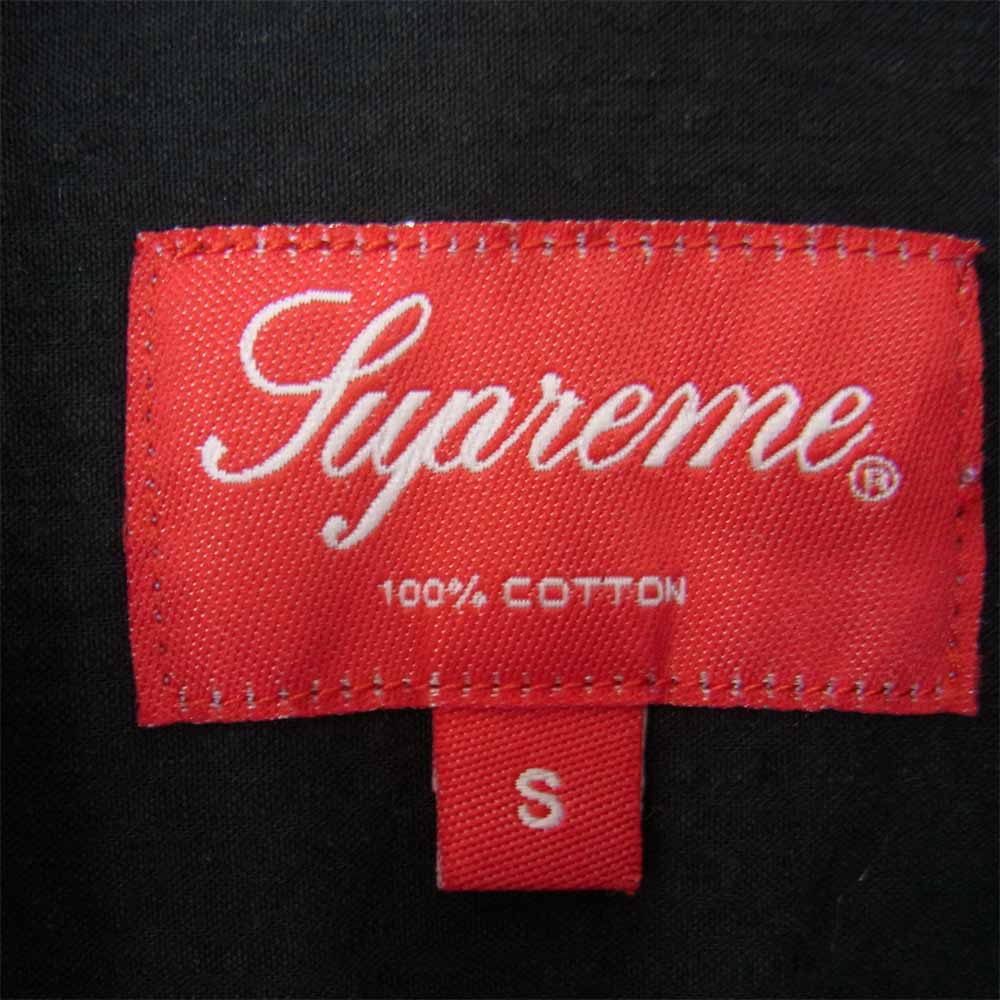 Supreme シュプリーム 16SS Tonal Seersucker Shirt ブラック系 S【中古】