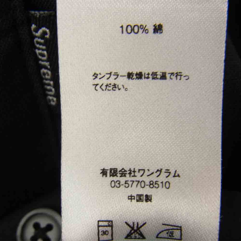 Supreme シュプリーム S/S Shirt 半袖 ボタンダウン シャツ ブラック ブラック系 S【中古】