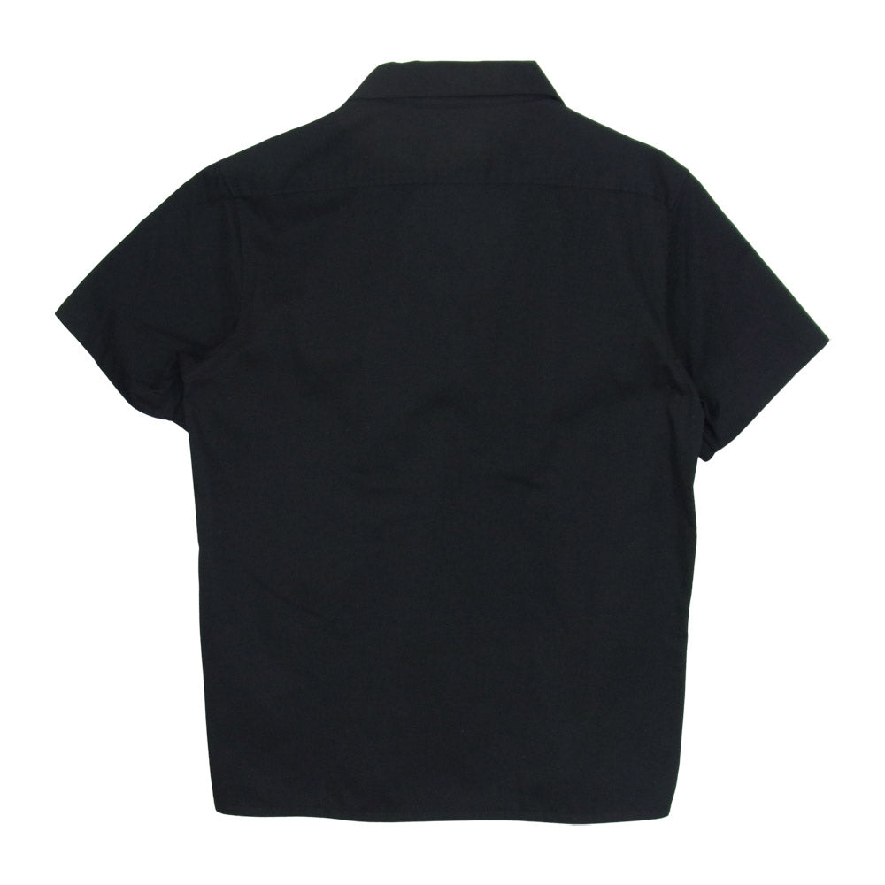 【入手困難!!】シュプリーム ✈︎刺繍 ハーフジップ ワークシャツ 半袖シャツ