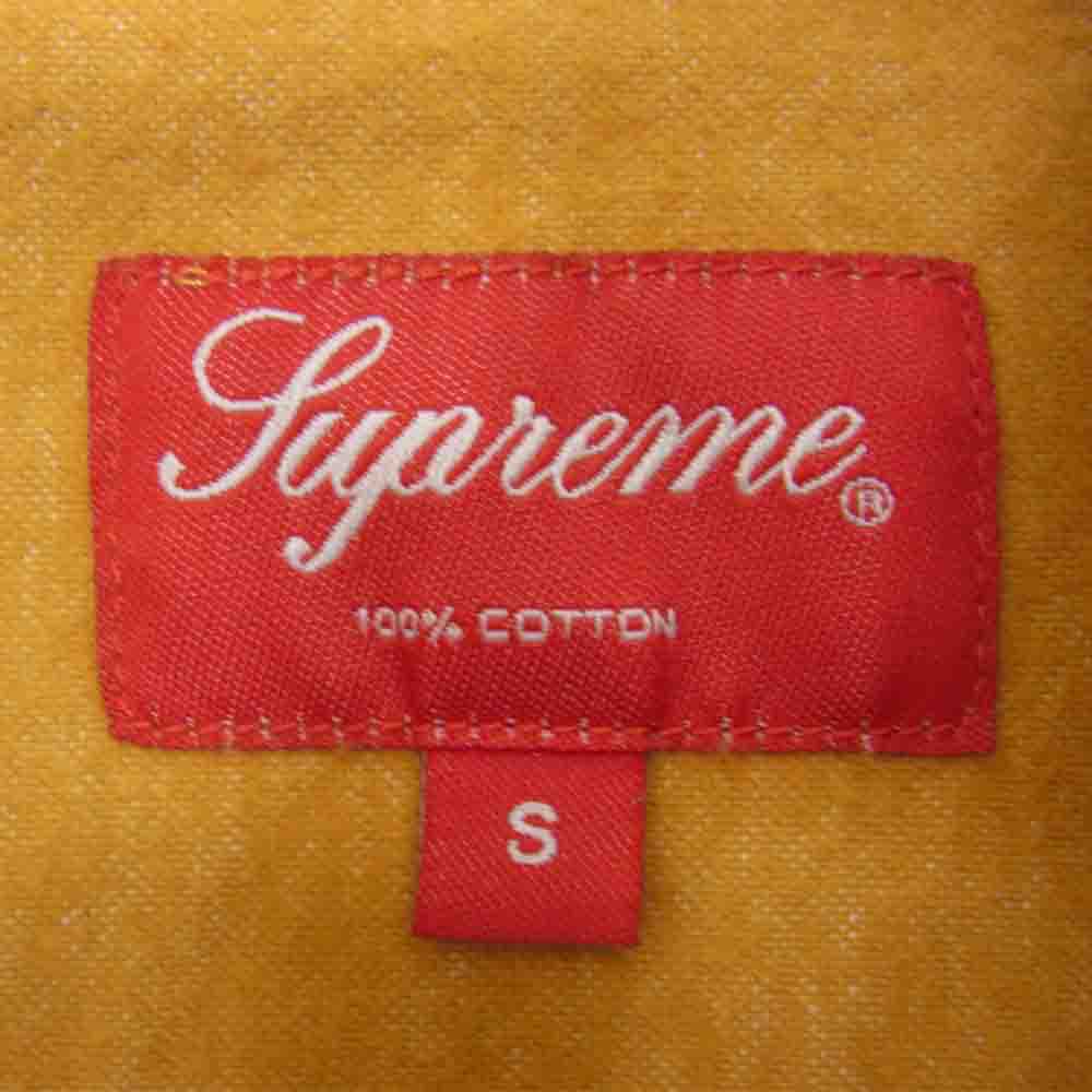 Supreme シュプリーム ボタンダウン シャツ イエロー系 S【中古】