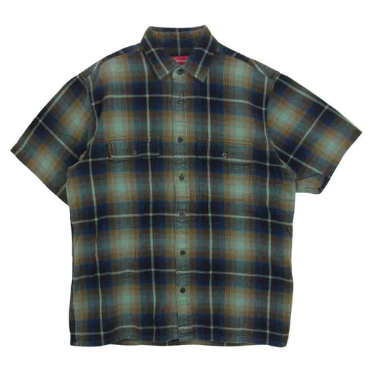 Supreme シュプリーム 16SS S/S Plaid Flannel Shirt  マルチカラー系 S【中古】