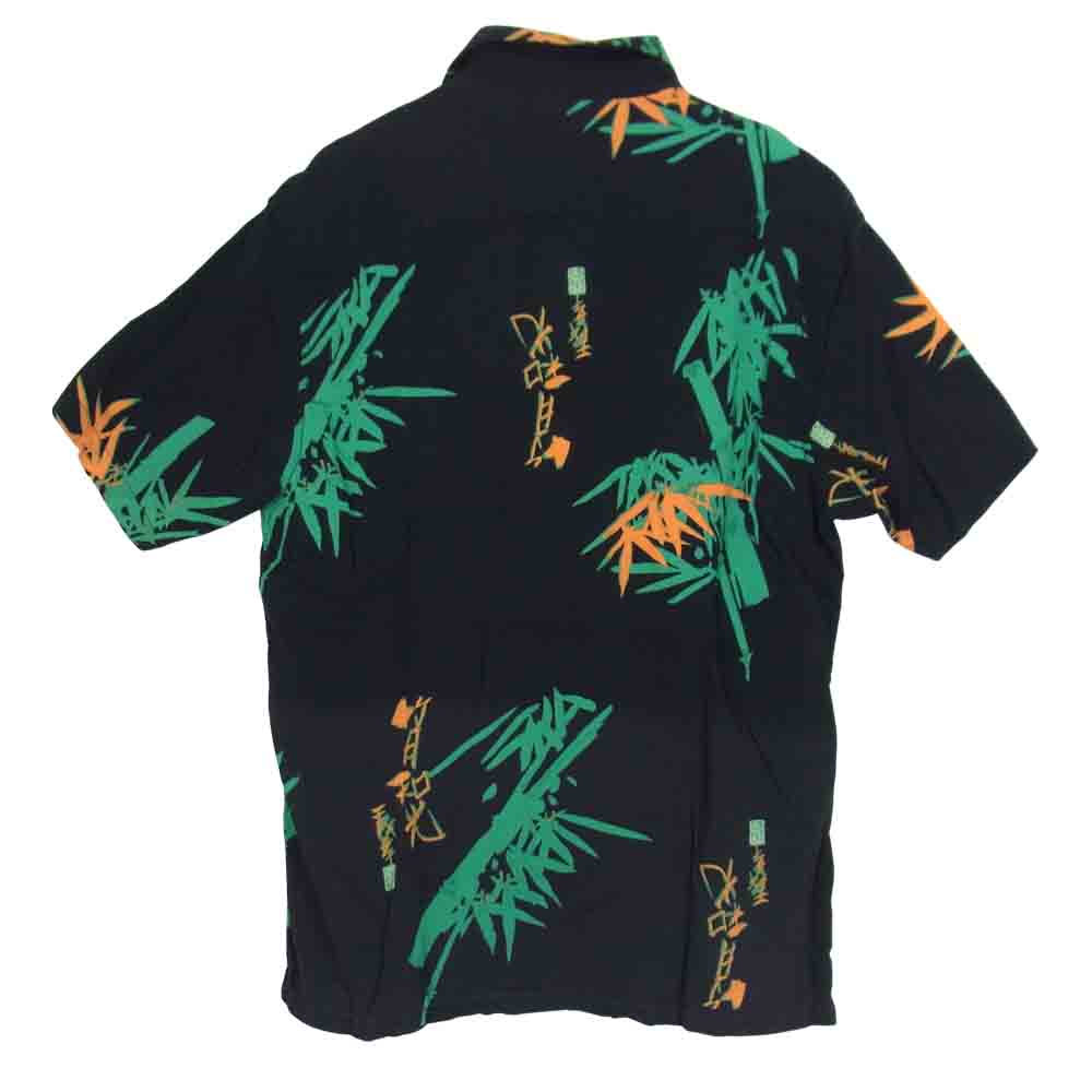 Supreme シュプリーム 13SS Bamboo Shirt バンブー 竹 レーヨン 半袖 シャツ ブラック系 S【中古】