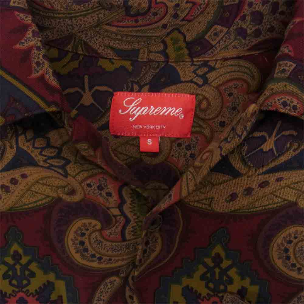 Supreme シュプリーム 15AW Rayon Paisley Shirt マルチカラー系 S【中古】