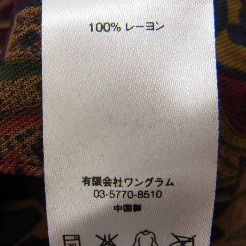 Supreme シュプリーム 15AW Rayon Paisley Shirt マルチカラー系 S【中古】