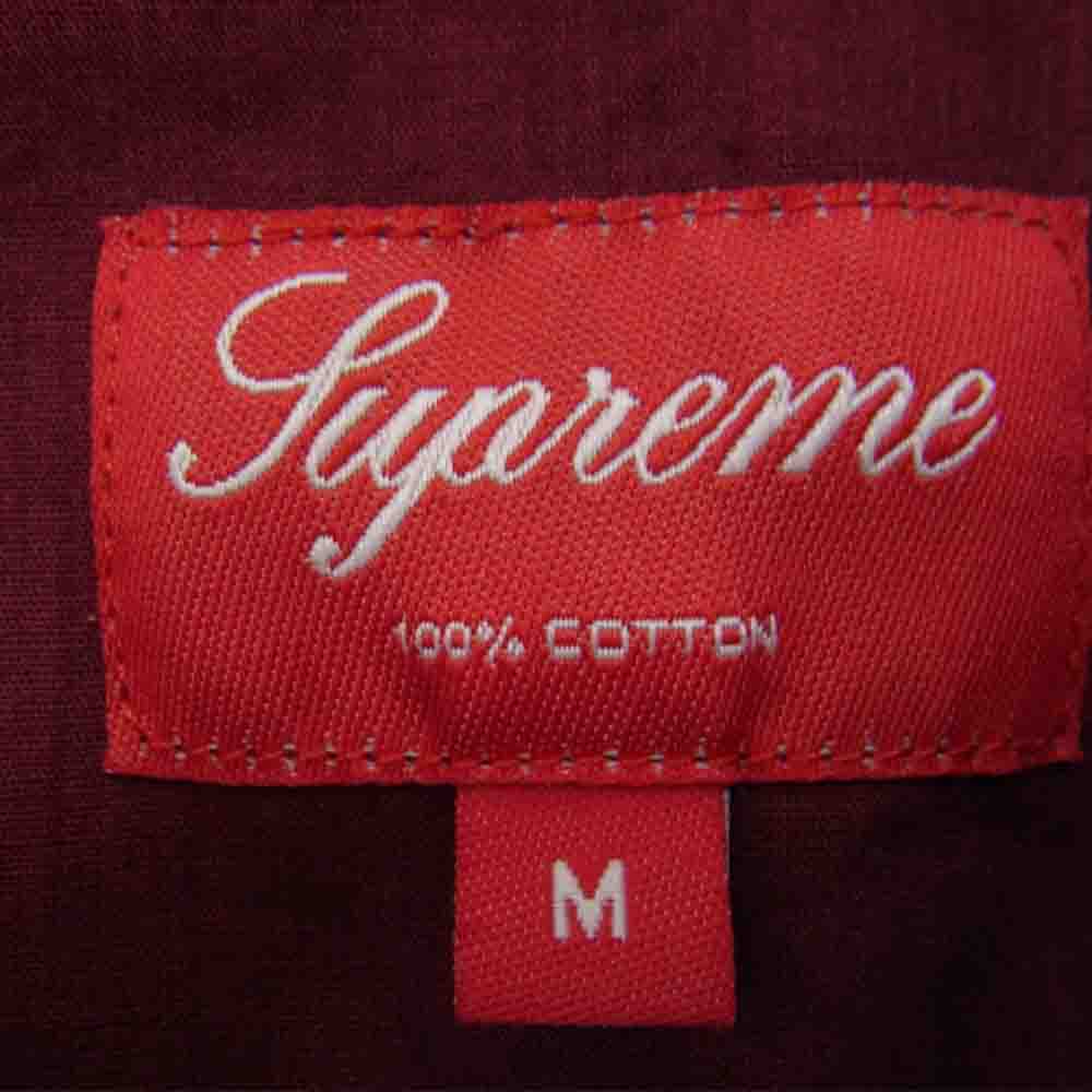 Supreme シュプリーム 13AW Kennedy Shirt ケネディ JFK 半袖 シャツ レッド系 M【中古】