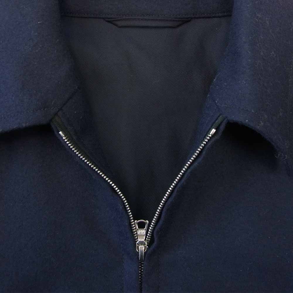 COMOLI コモリ 16AW J03-01007 ウール フラノ ZIP ブルゾン ネイビー系 3【中古】