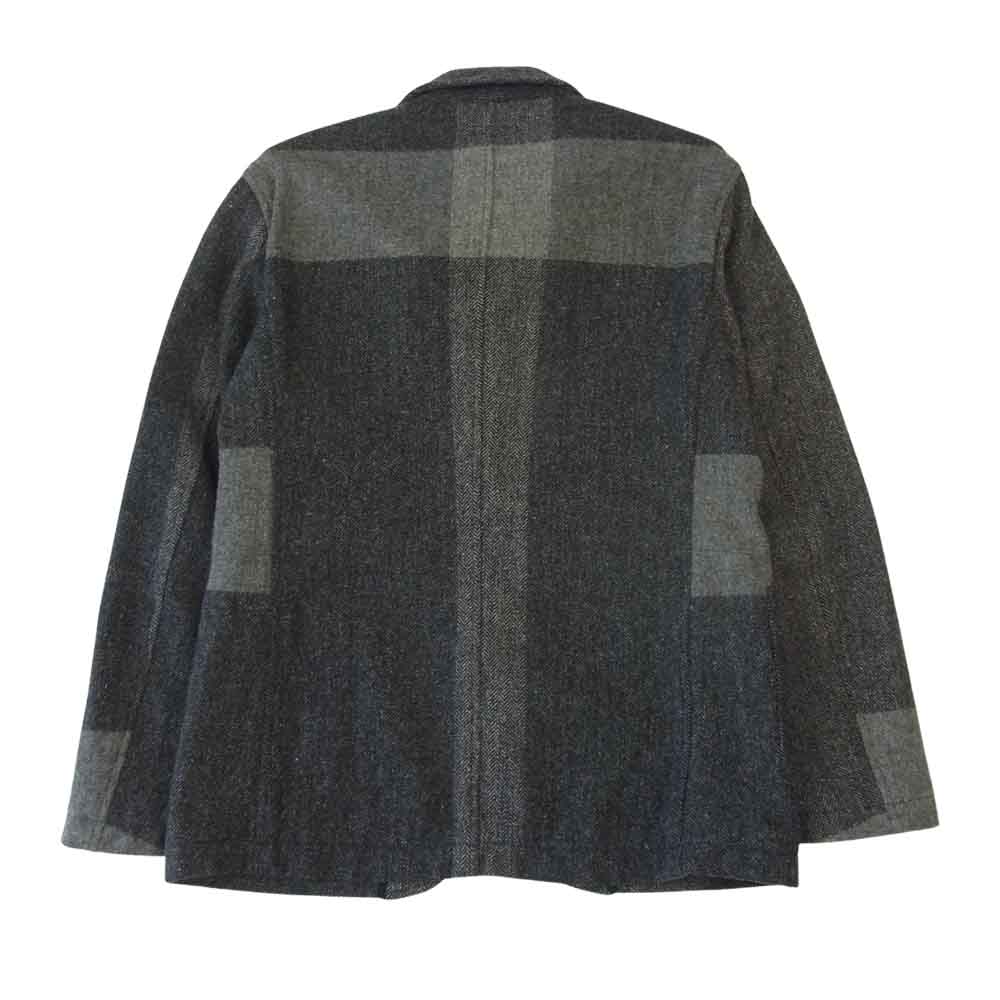 Engineered Garments エンジニアードガーメンツ 17AW Bedford Jacket Lt Weight Big Plaid H.B ヘリンボーン 3B ベッドフォード ジャケット グレー系 S【中古】